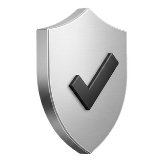Icono 3D de marca de verificación en la sección de cómo funciona Zeta Patrimencia