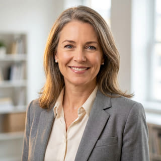 Sarah Coleman, quien ocupa el cargo de Directora Financiera en Zeta Patrimencia, foto de perfil